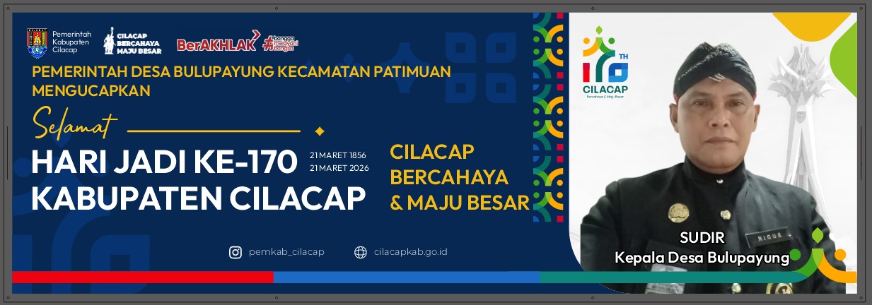 Selamat Hari Jadi ke 170 Kabupaten Cilacap